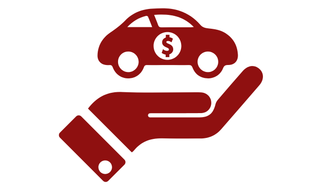 Cash and car representing factors that determine scrap car value