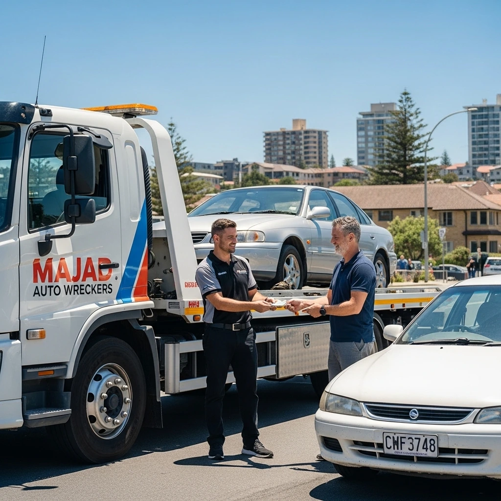 Free car removal service in North Bondi with instant cash payment by Majad Auto Wreckers.