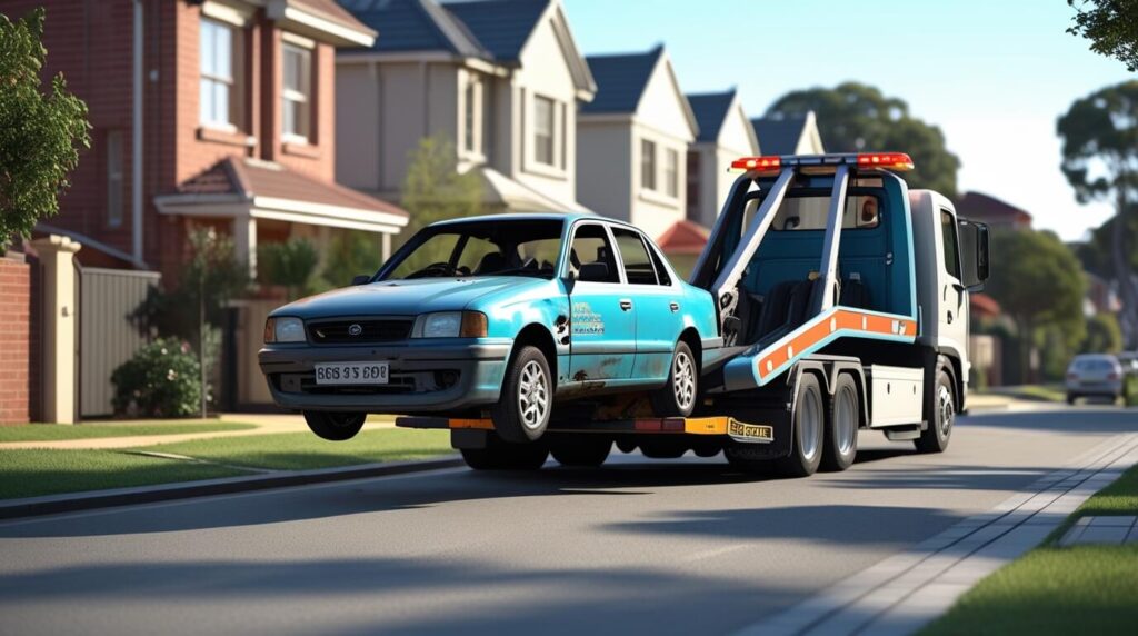 Old cars being dismantled and recycled responsibly