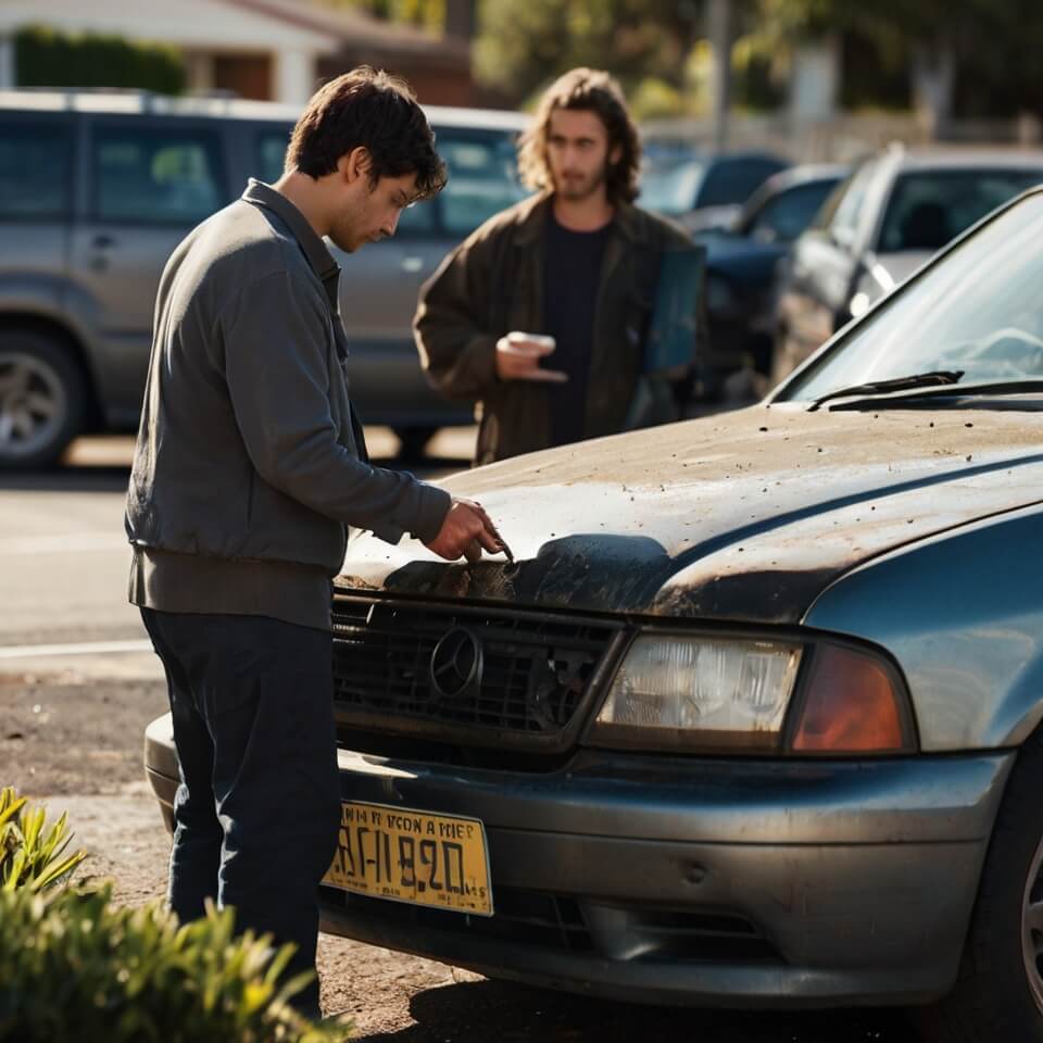 Hand receiving cash for a junk car in Sydney