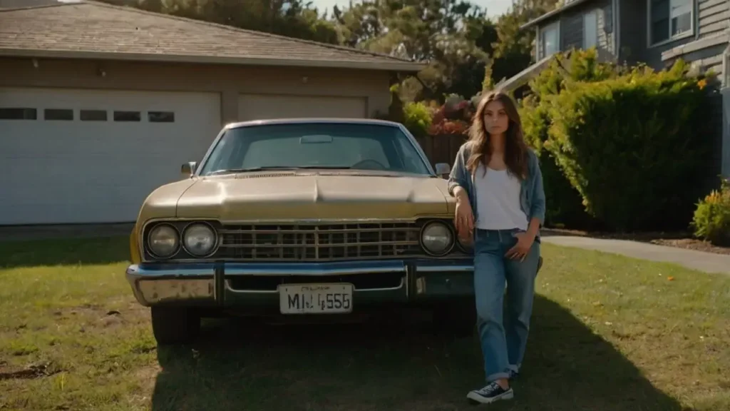 Homeowner selling an unwanted car from their driveway